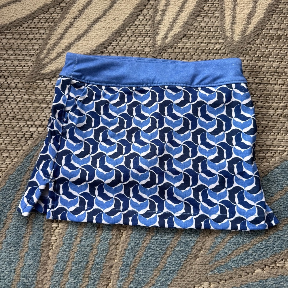 Vineyard Vines Toddler Girl Performance Whale Tail Skort Skirt Navy Blue Size 3T